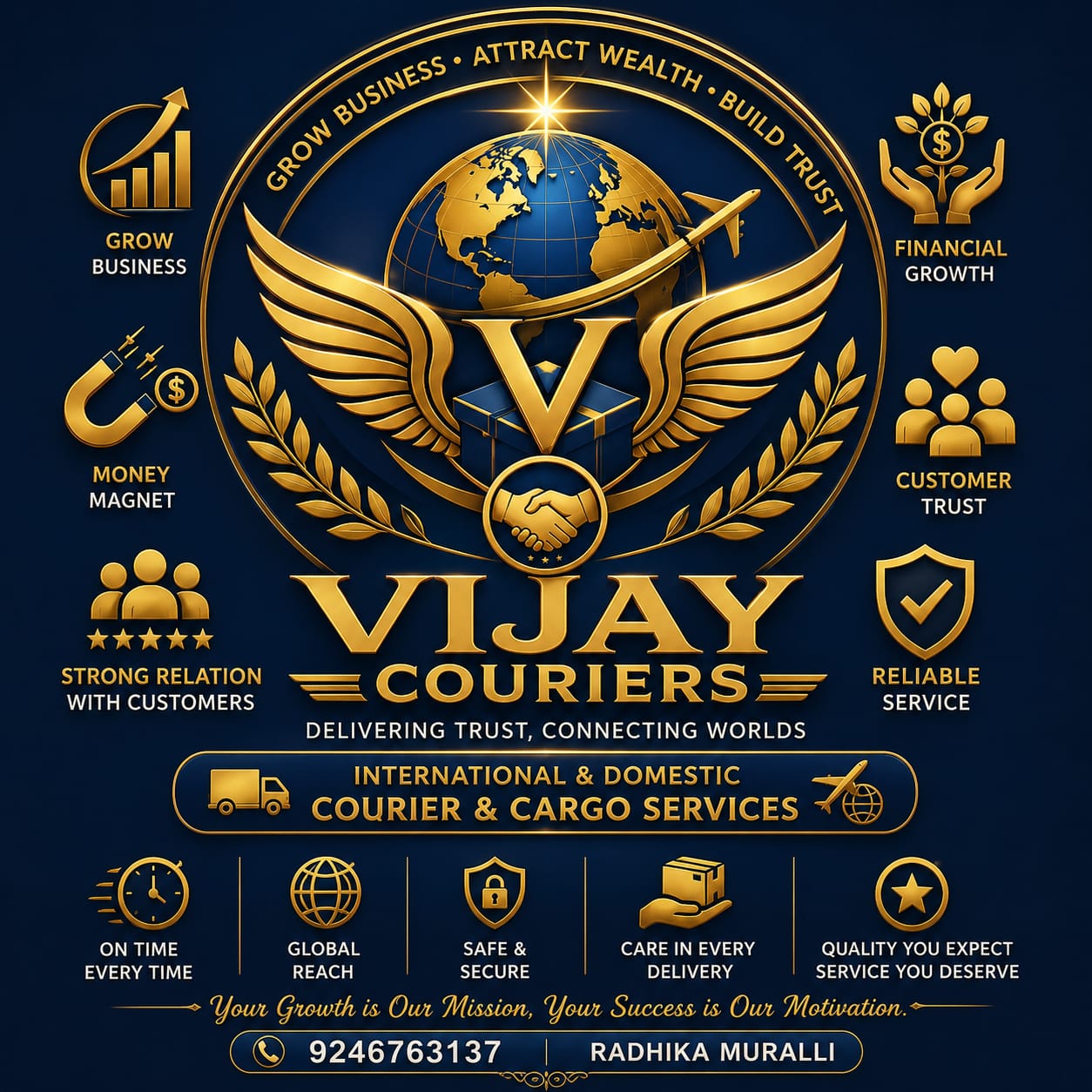 Vijay Couriers logo